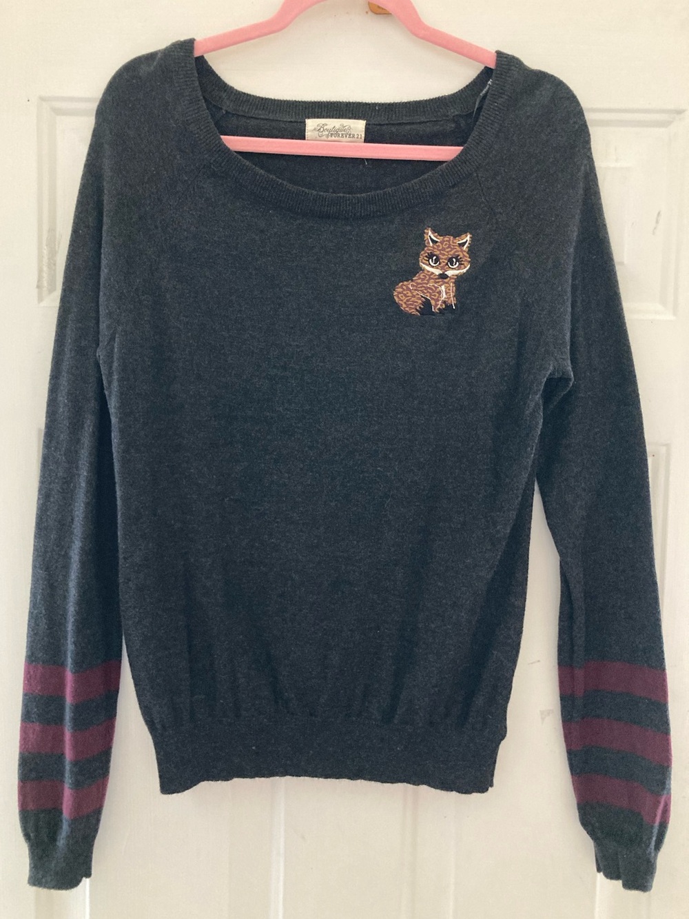 Forever 21 Boutique Charcoal Gray Sweater
